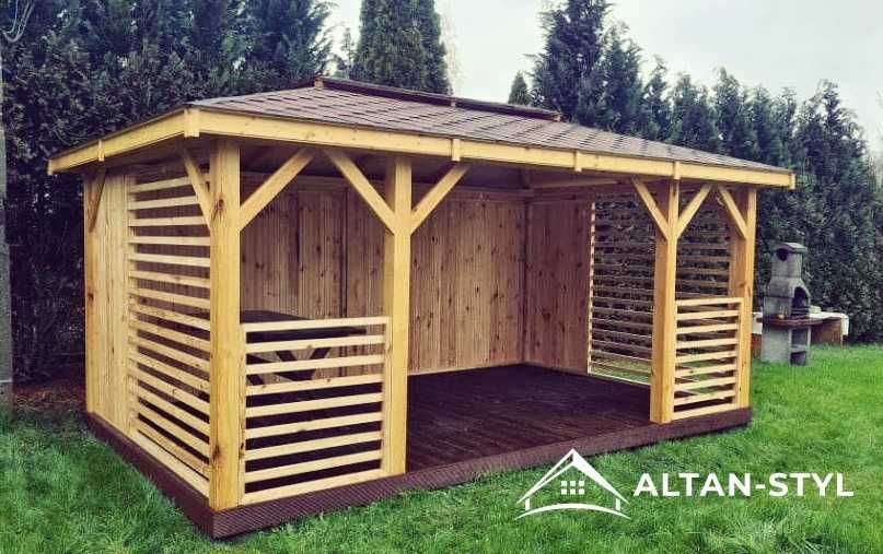 Altany, altanka, wiaty, altanka ogrodowa 3x4m ALDONA PRODUCENT