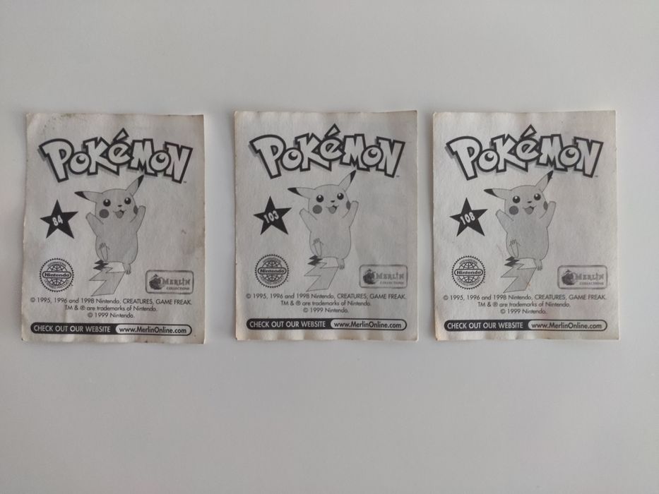 Cromos e tazos - Pokemon - Angry Birds Space 1ª e 2ª geração - Bartman