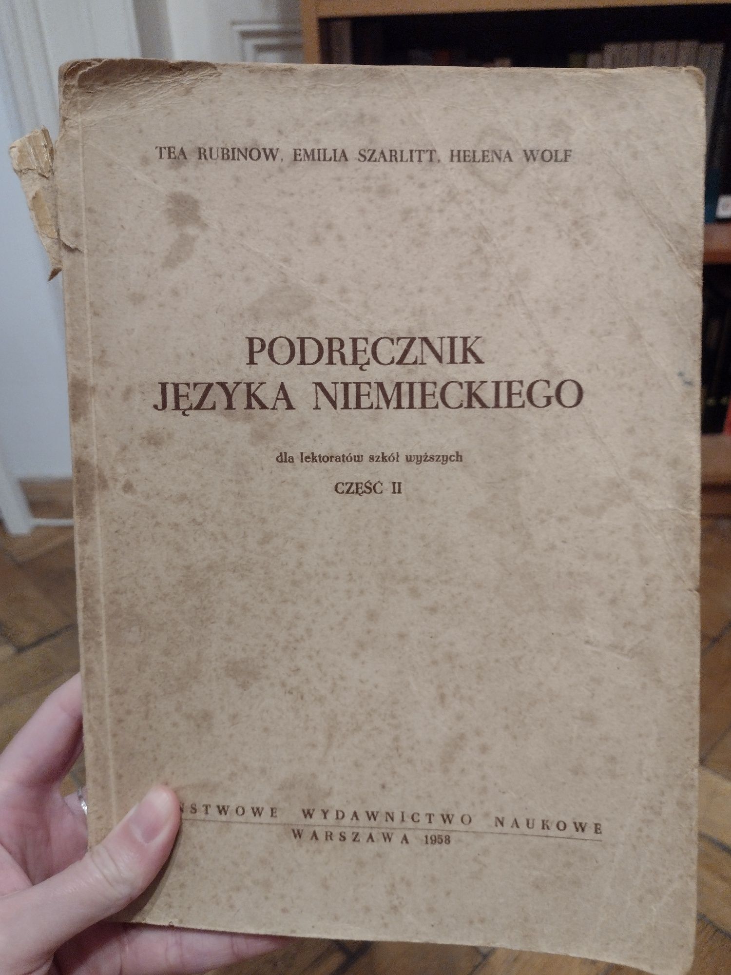 Podręcznik języka niemieckiego, antyk!