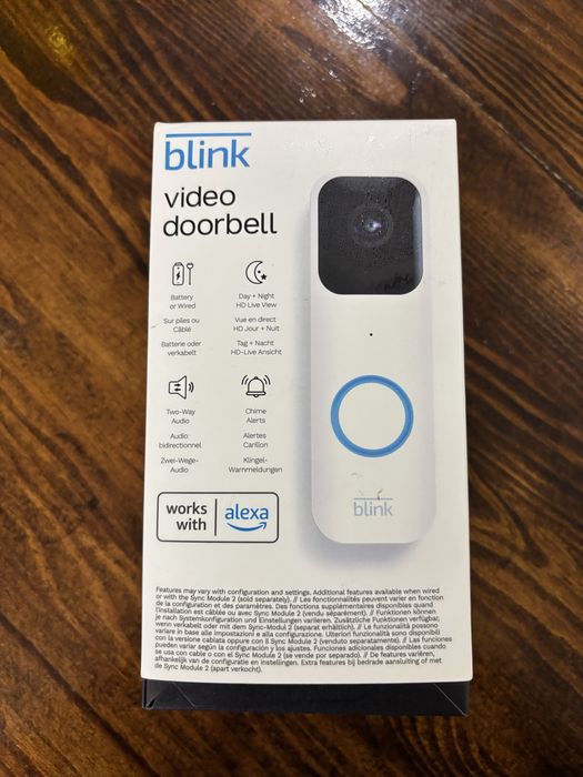 Blink video doorbell