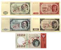 Zestaw banknotów  ,,wzór" w oryginalnym etui stan UNC