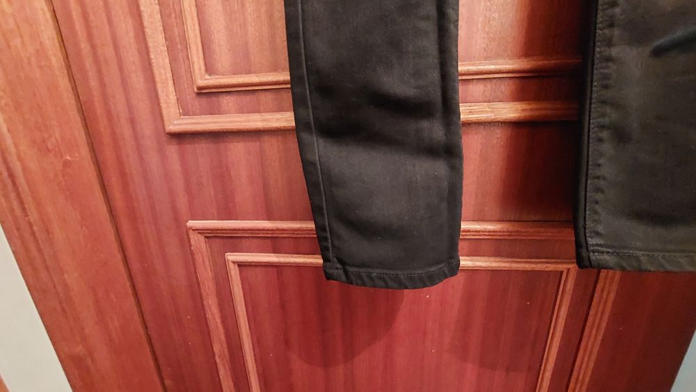 Calças de ganga preta