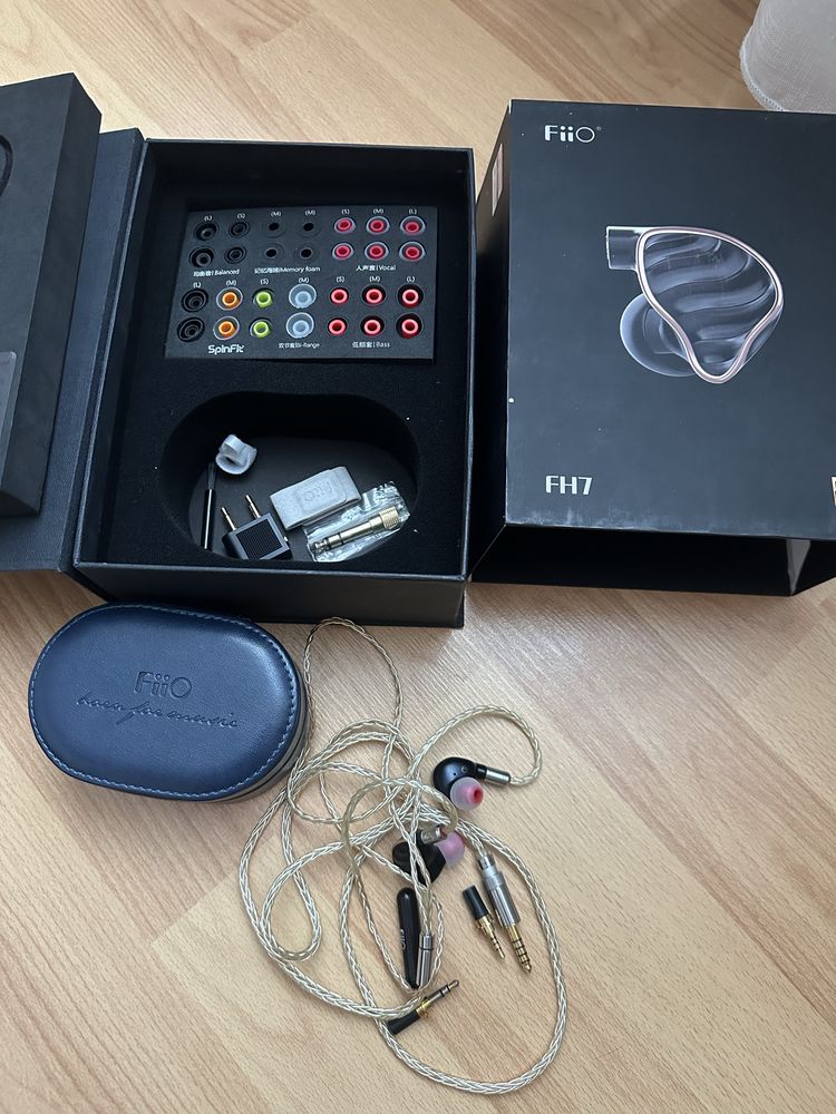 FiiO FH7 Як нові,з модульним кабелем от fiio,ibasso,hiby,sony,shanling