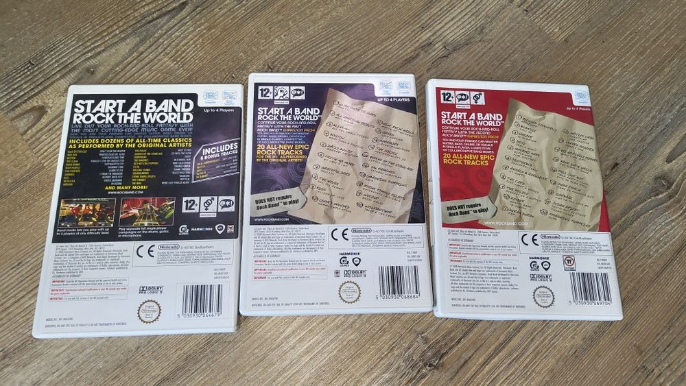 Rock Band Wii zestaw 1/dlc1/dlc2