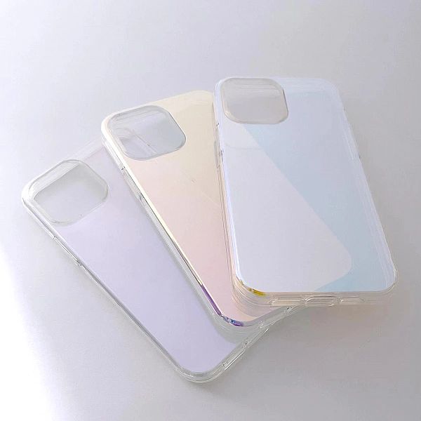 Aurora Case etui do iPhone 12 Pro Max żelowy neonowy pokrowiec fioleto
