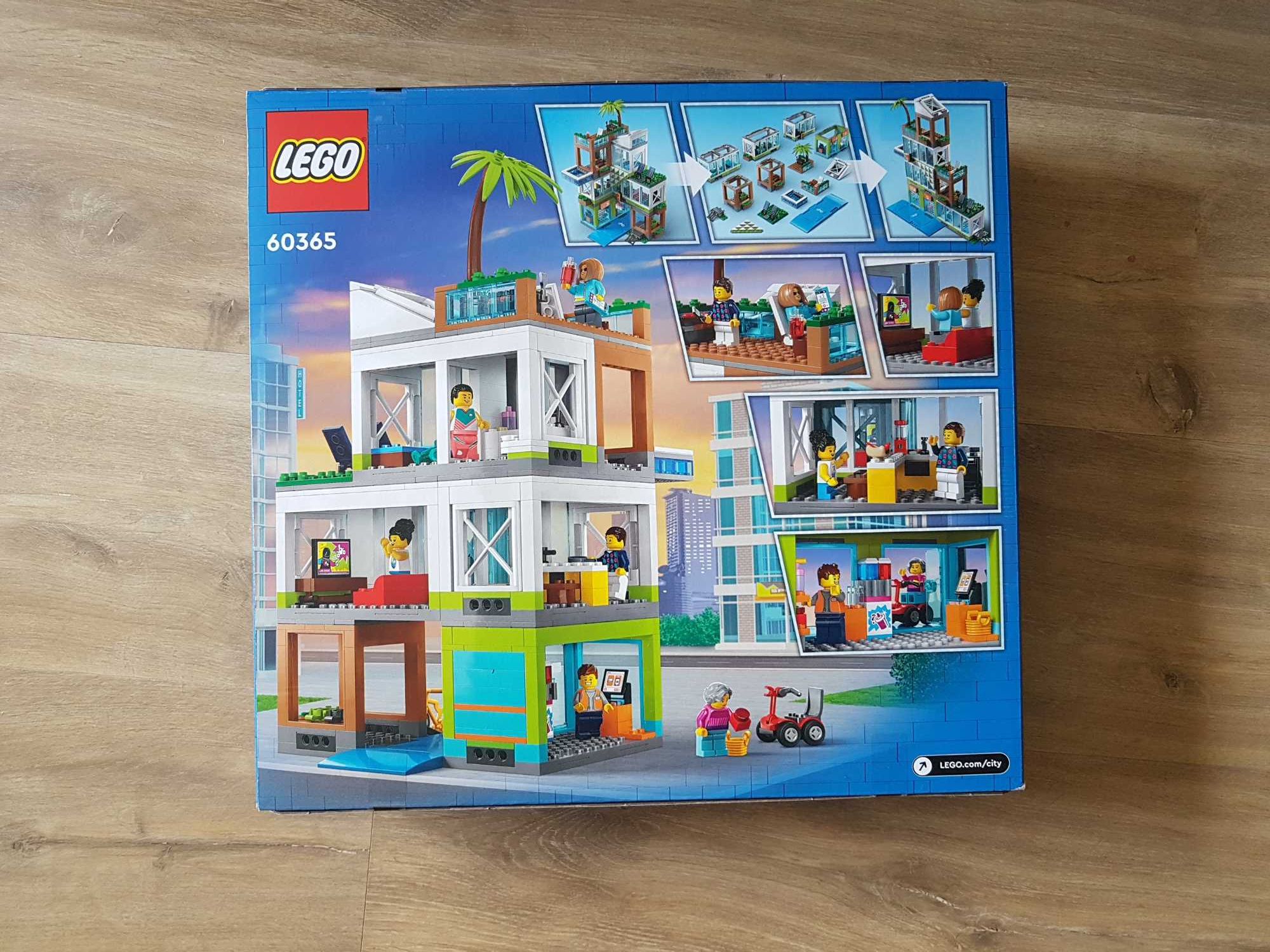 NOWE klocki LEGO CITY 60365 Apartamentowiec wiek 6+
