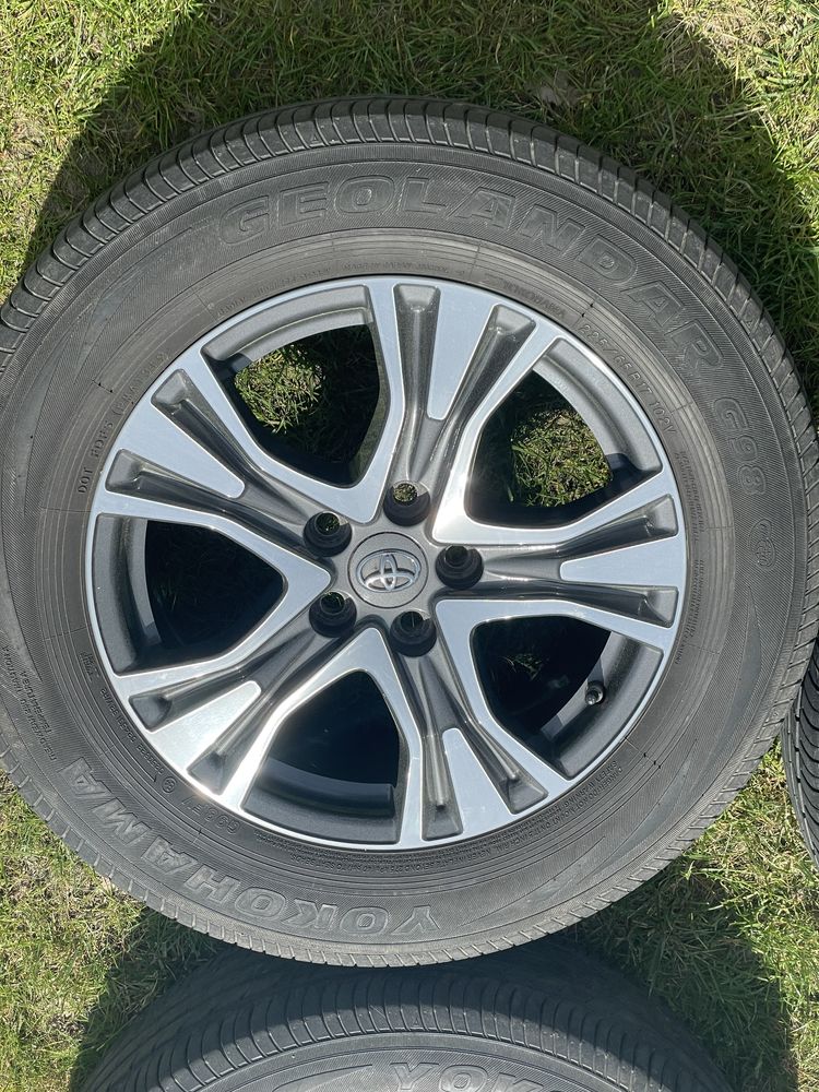 Koła letnie alufegi Toyota 17cali 5x114,3 YOKOHAMA Rav4 auris avensis