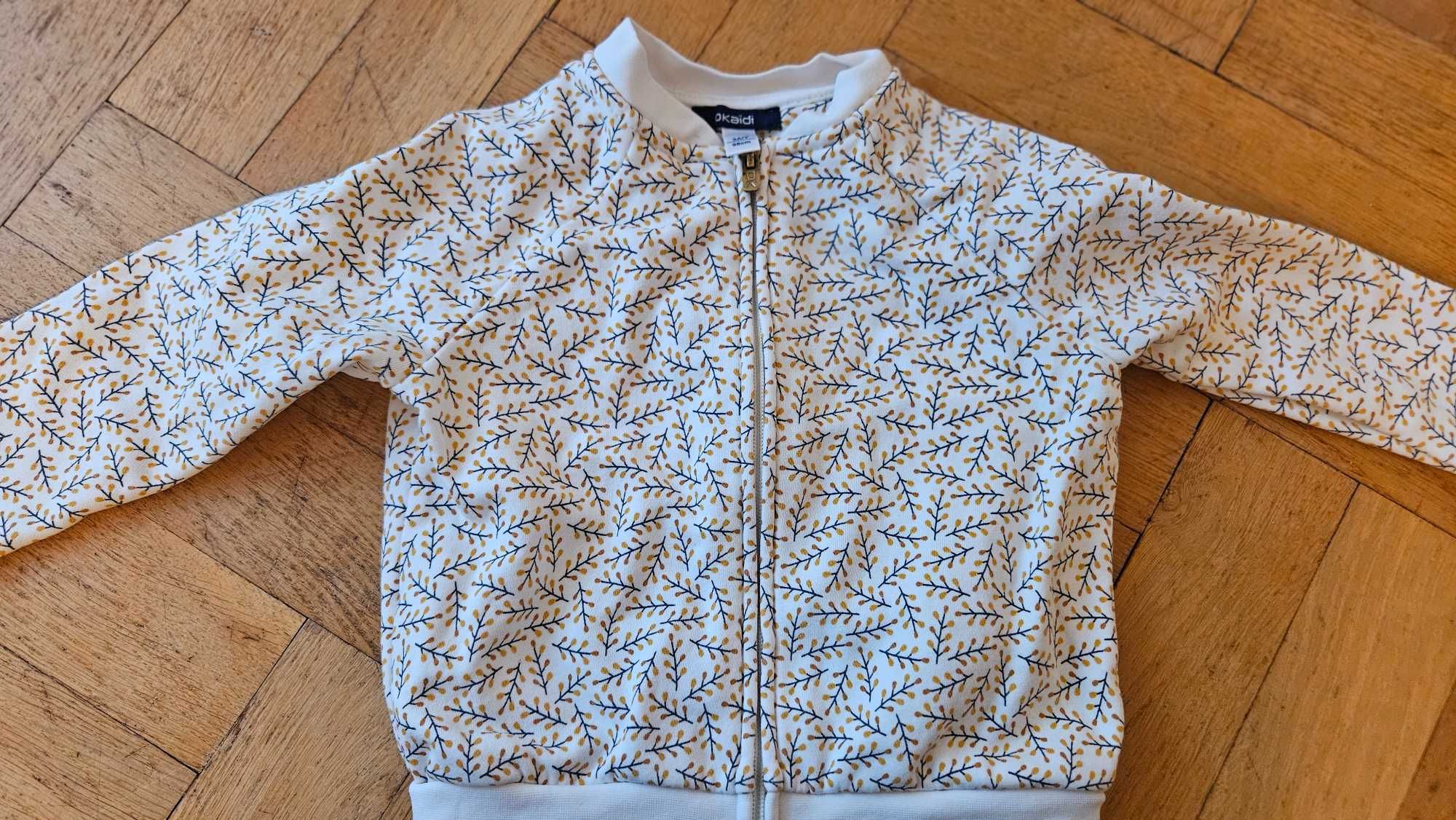 zestaw okaidi bluza spodnie 98