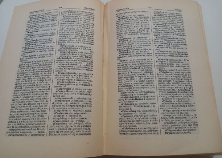 Słownik Podręczny Niemiecko-Polski Polsko-Niemiecki Paweł Kalina 1957