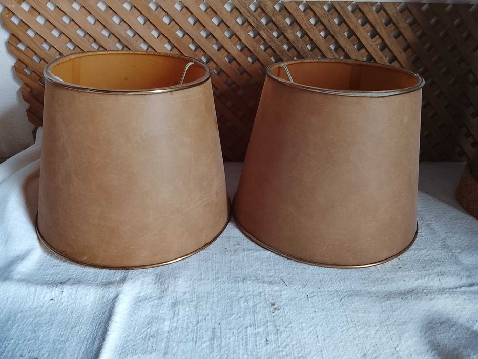 Conjunto abajur antigo