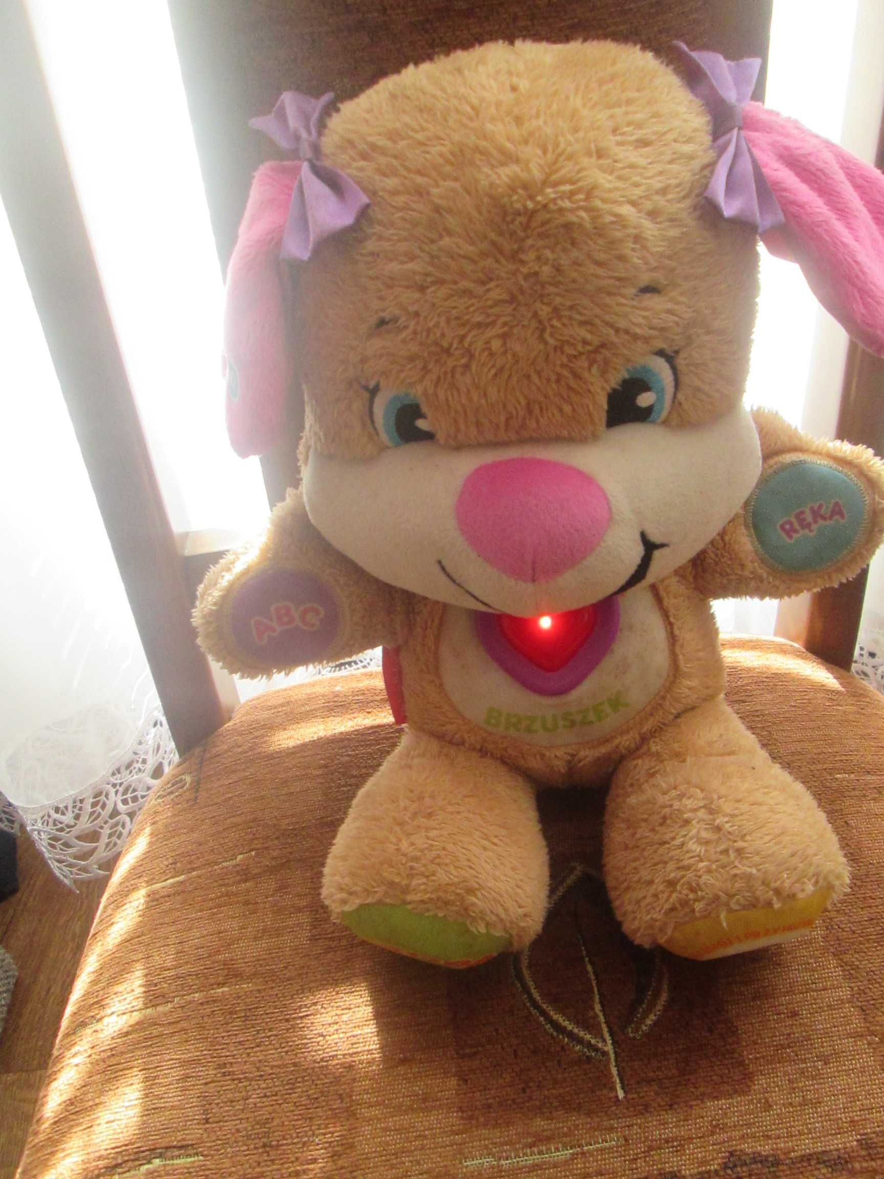 Maskotka interaktywana/Siostrzyczka szczeniaczka Fisher Price