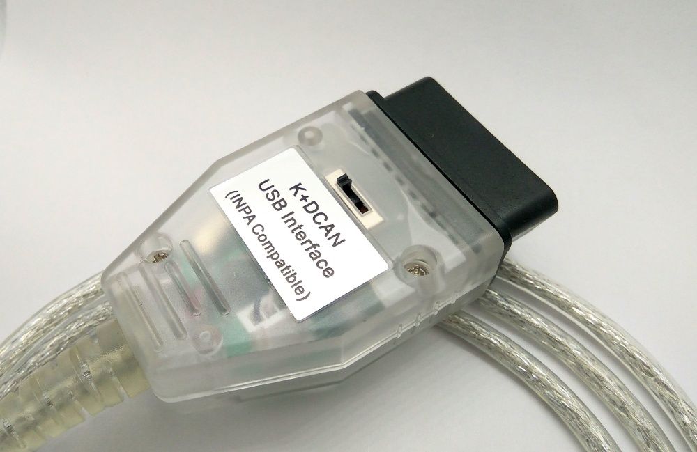 Автосканер для диагностики BMW INPA K+CAN DCAN на чипе FT232R