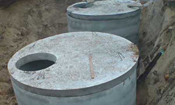 Копка сливных ям, ЖБИ кольца для сливных ям, септиков, монолитные