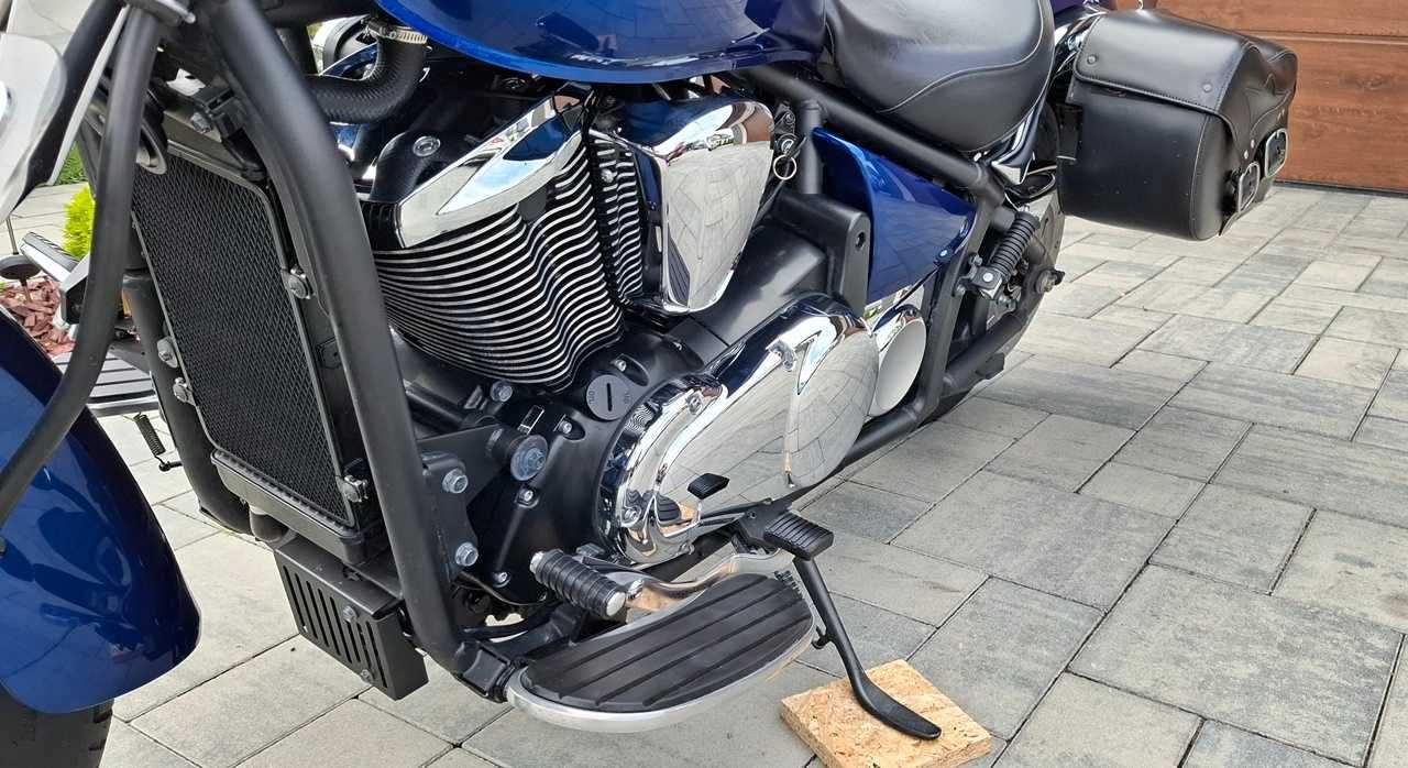 BIAŁY KRUK Kawasaki VN 900 Classic, 9980 km, I rej. 2010, EUROPA, bezw
