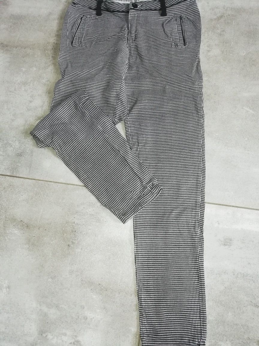 Spodnie rurki krateczka r38