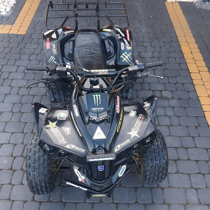 Quad 125 bombardier,czarny