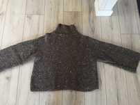 Sweter hand made wełna alpaka