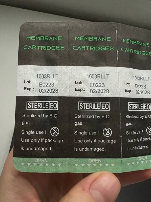 30 cartuchos para maquilhagem permanente 1003RLLT