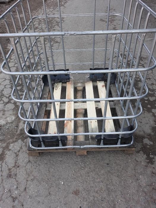 Zbiornik Mauzer  skrzynie   kosz na drewno  skrzyniopaleta