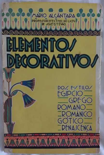 Conjunto de estampas com elementos decorativos. Mário Alcântara.
