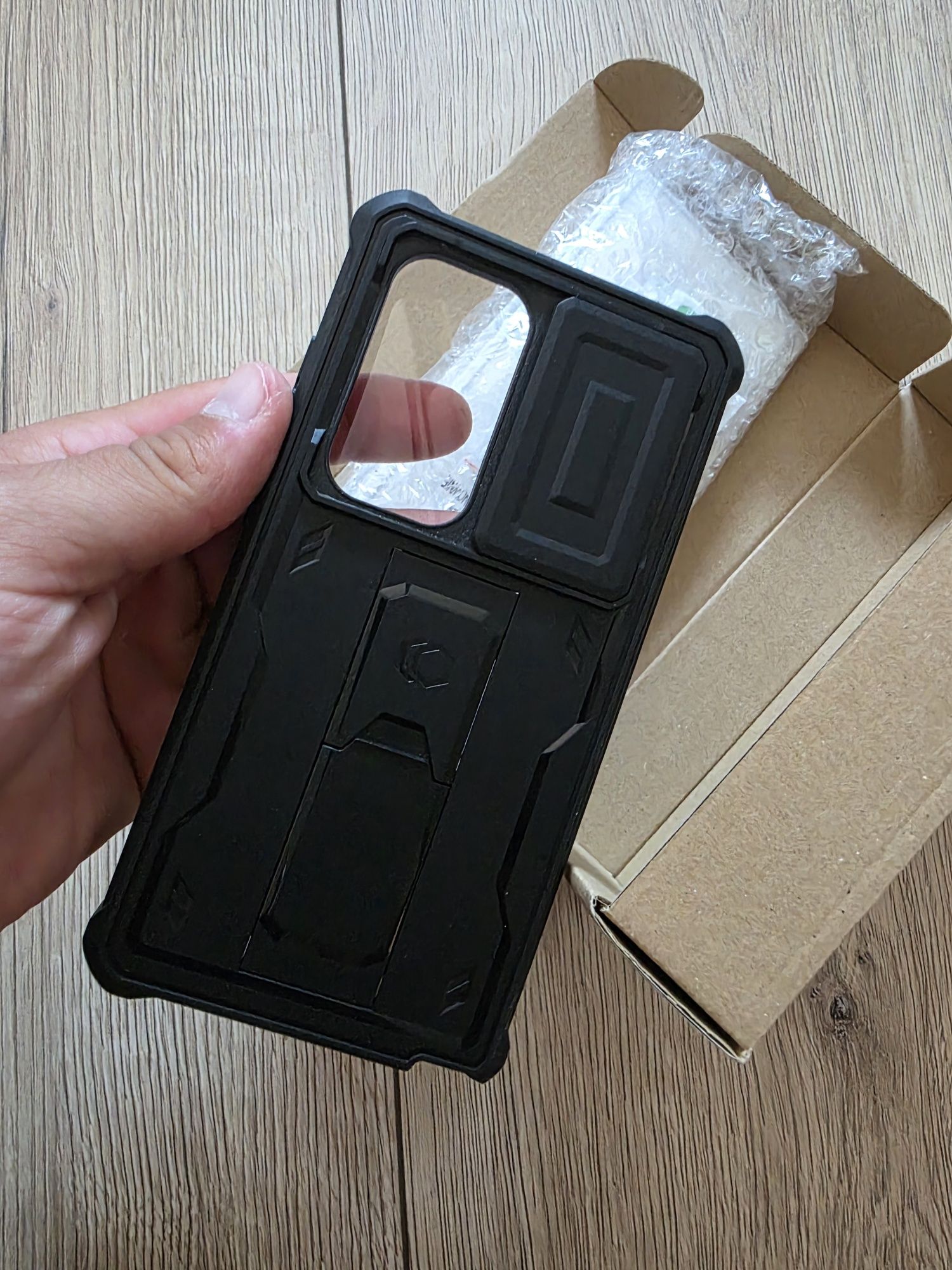 Etui dwustronne plus 3x szkło +1 na aparaty do Samsung s24 ultra
