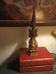 Escultura em Madeira - Deusa da Felicidade