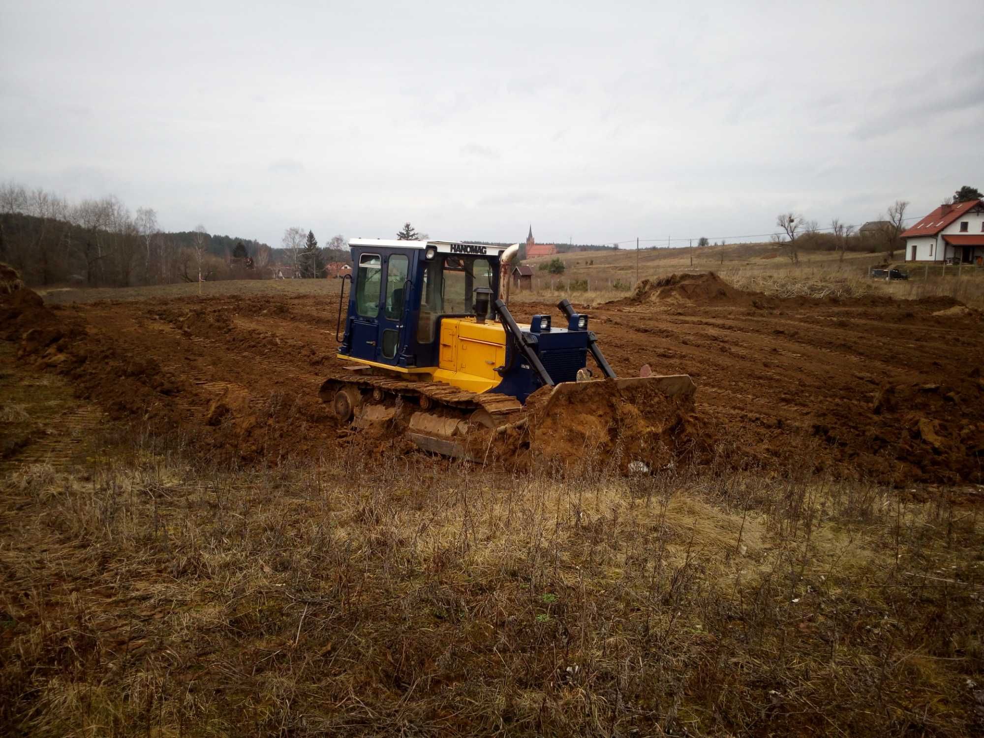 Spych spychacz det hanomag komatsu cat