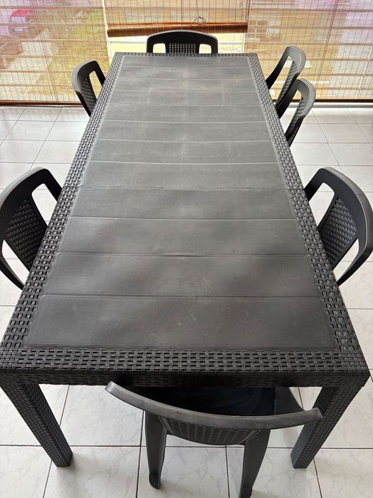 Mesa e cadeiras Exterior Jardim