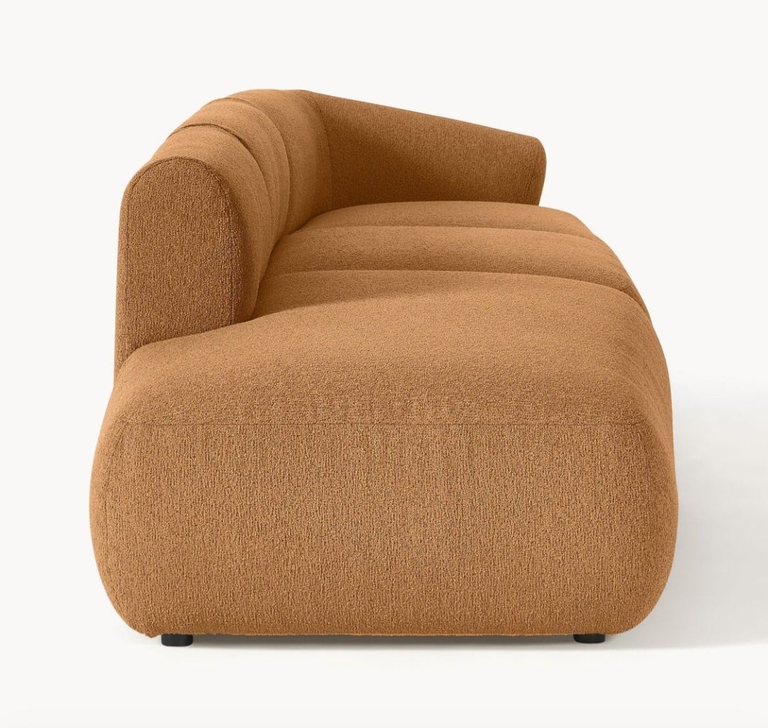 Sofa szezlong modułowy XL Boucle Sofia Westwing Collection
