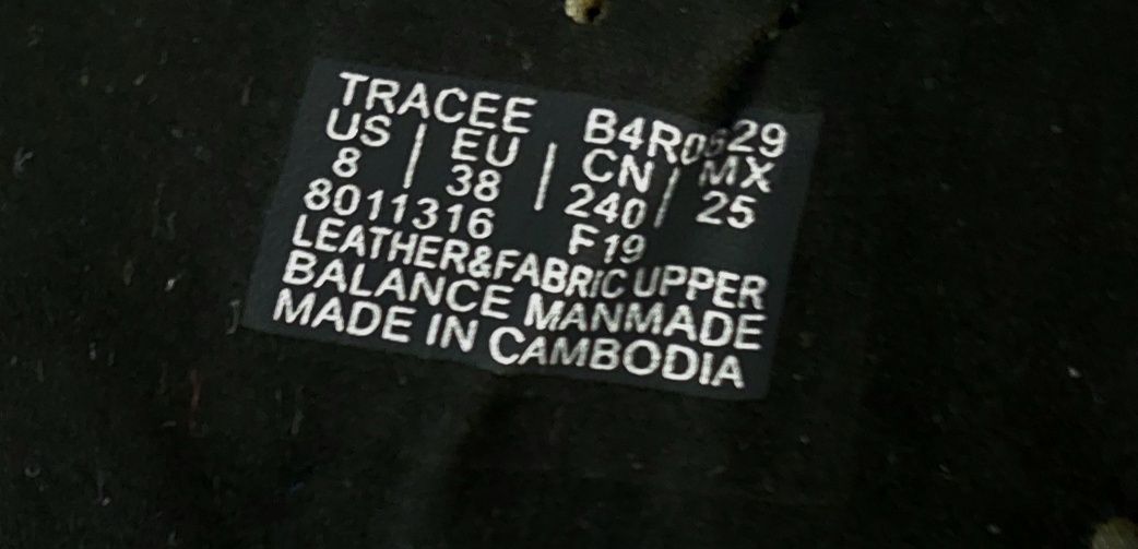 Botki Calvin Cleon Jeans 38 czarne Trapery 24,4 cm sznurowane