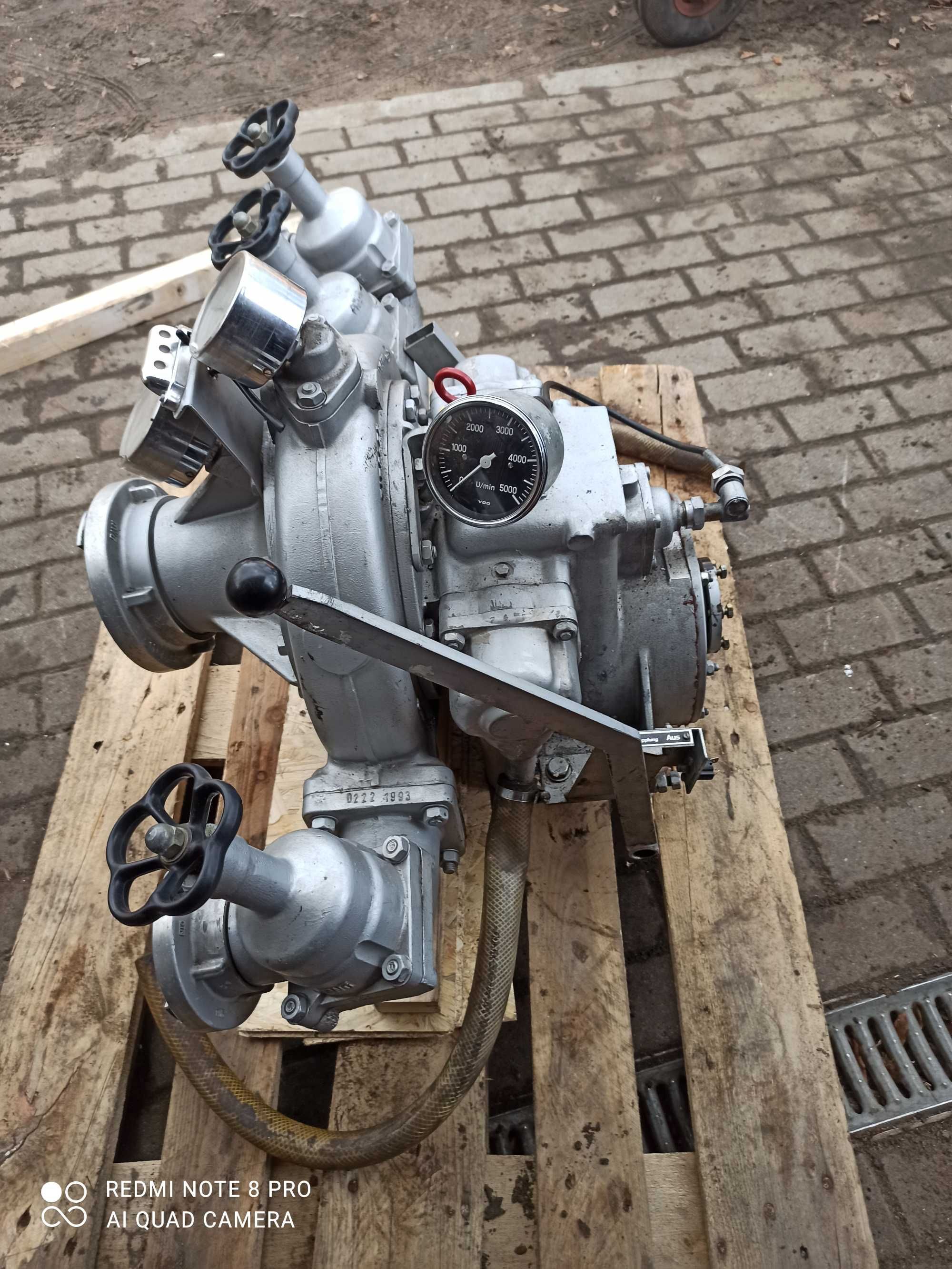 Motopompa Pompa Strażacka Deszczownia Bursztyn 2000l/min 15bar 150m3/h