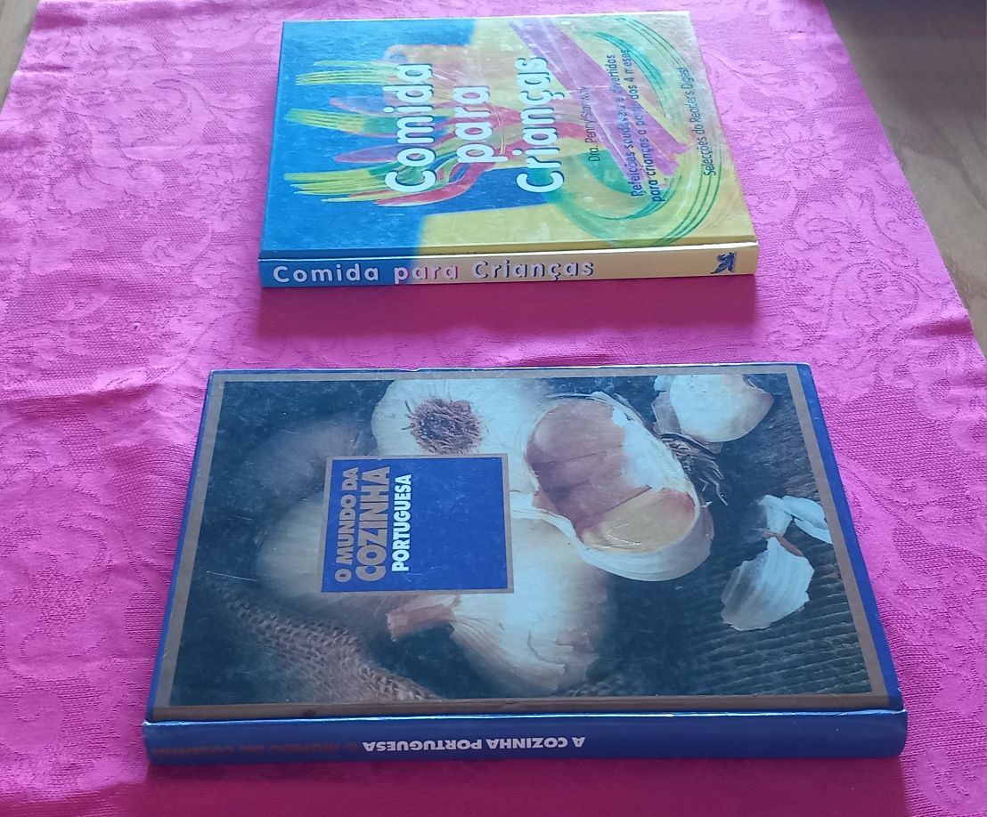 Livros de receitas diversas 10€ cada um