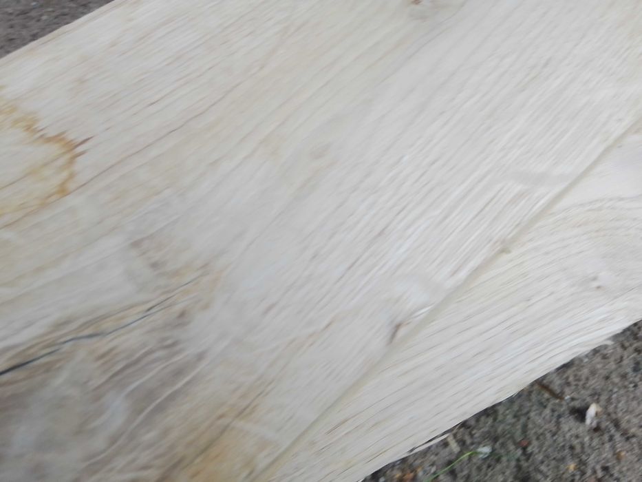 Parapet dębowy, heblowany 4 cm grubości