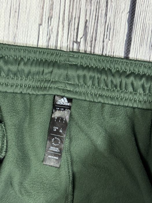 Adidas спортивные штаны оригинал зелёные размер L