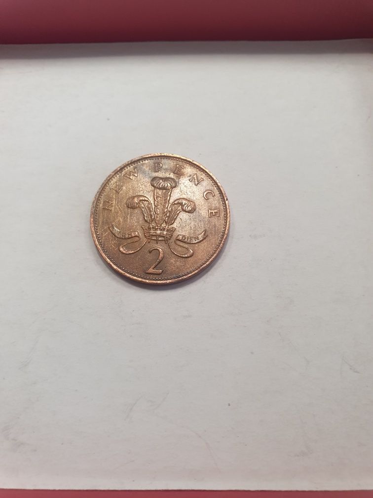 Moeda Elizabeth II 2 new pence 1975