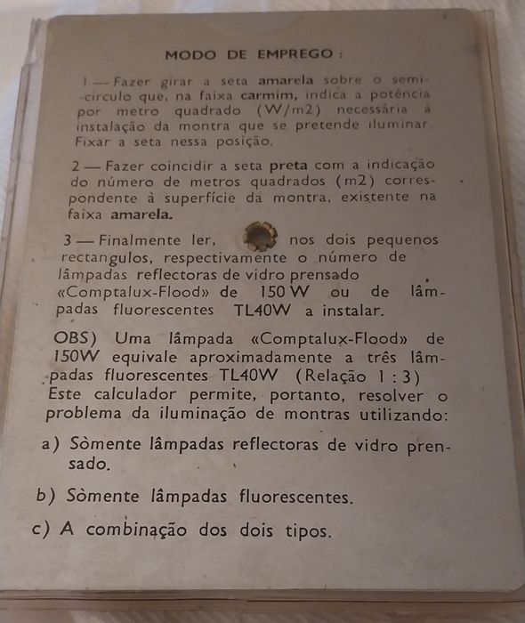 Calculador Philips para iluminação de montras Philips