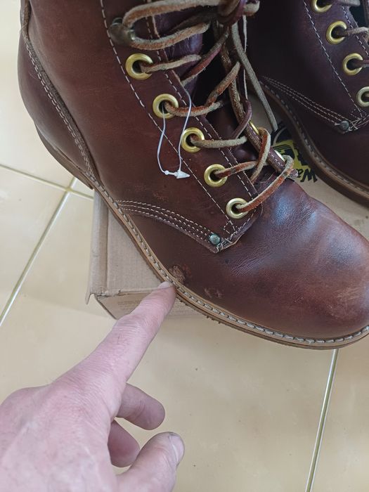 Черевики  Carolina oil-resistant з металевим носком по устілці 26см