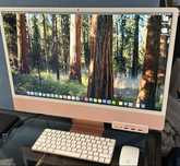 Komputer Apple iMac 24 4,5K Retina 8 CPU + 8 GPU / 8GB / 256GB pink