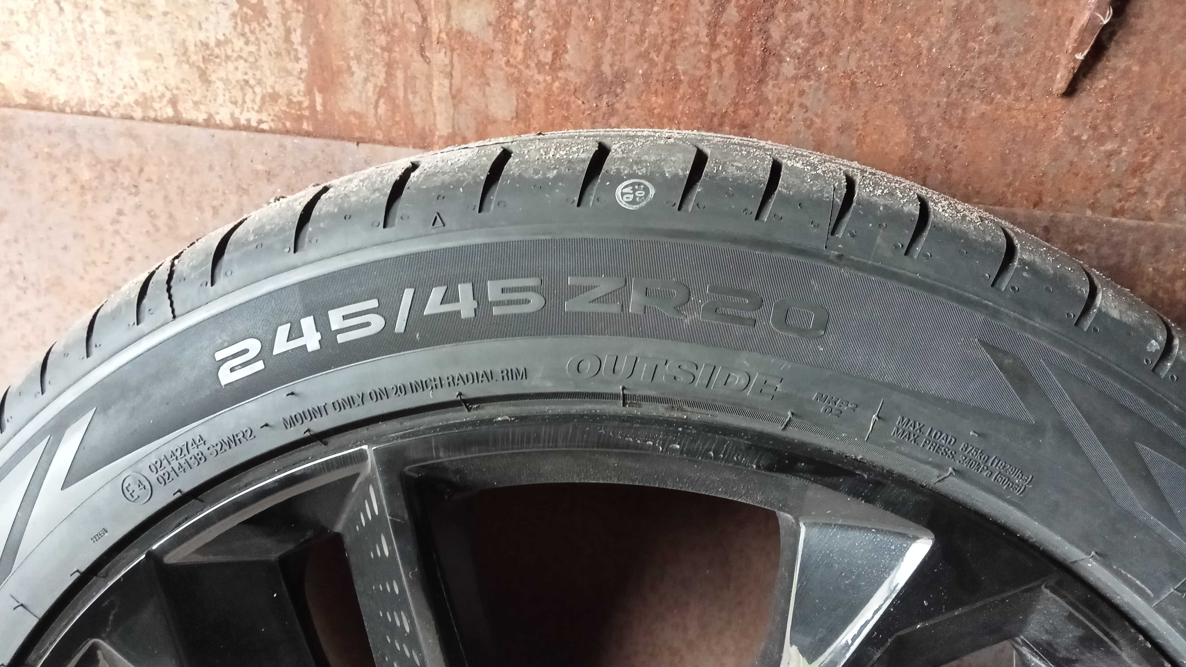 Komplet nowych Opon letnich Nokian tyres powerprof 1 245/45/20