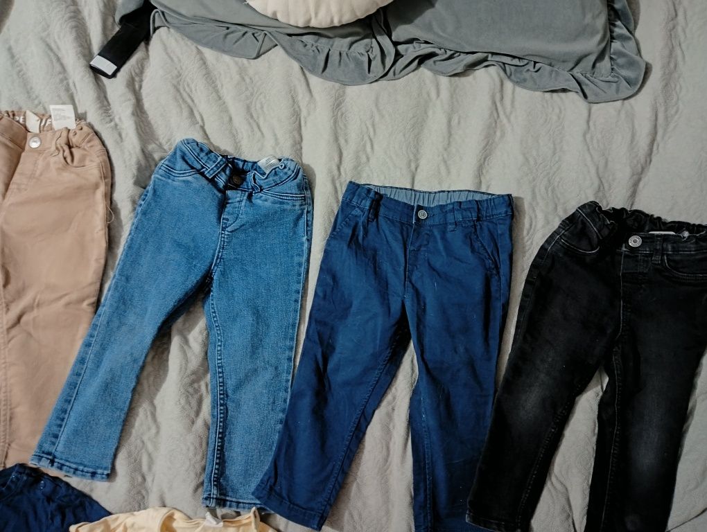 Koszulki jeansy h&m 86-92