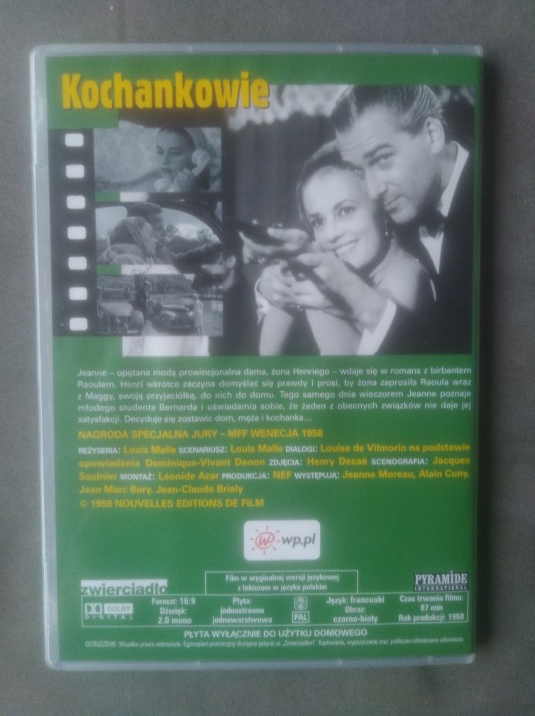 Jeanne Moreau x 2 DVD Windą na szafot + Kochankowie