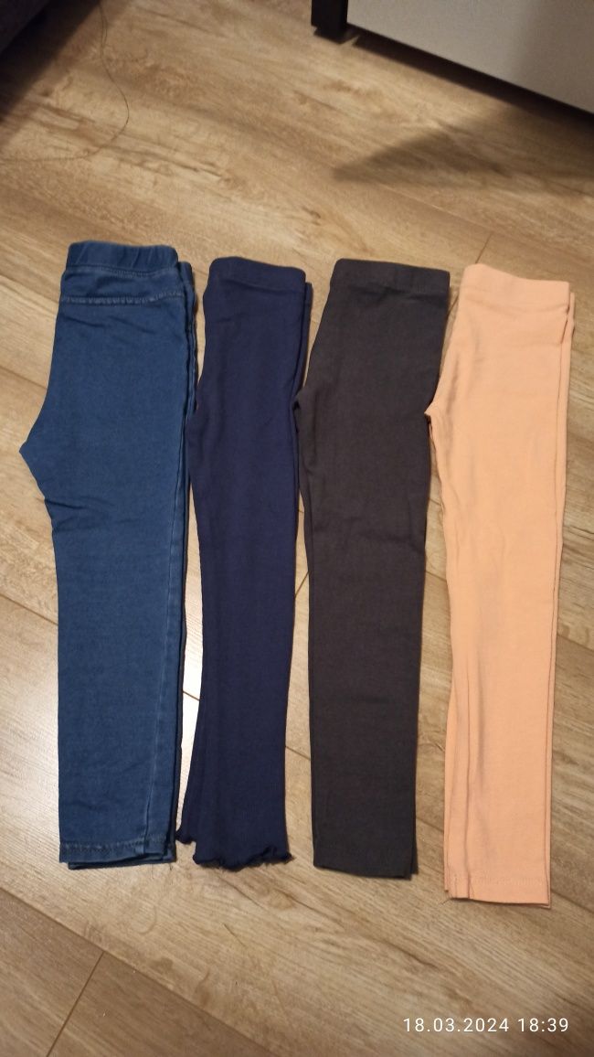 Spodnie legginsy 104/110 H&M, Pepco