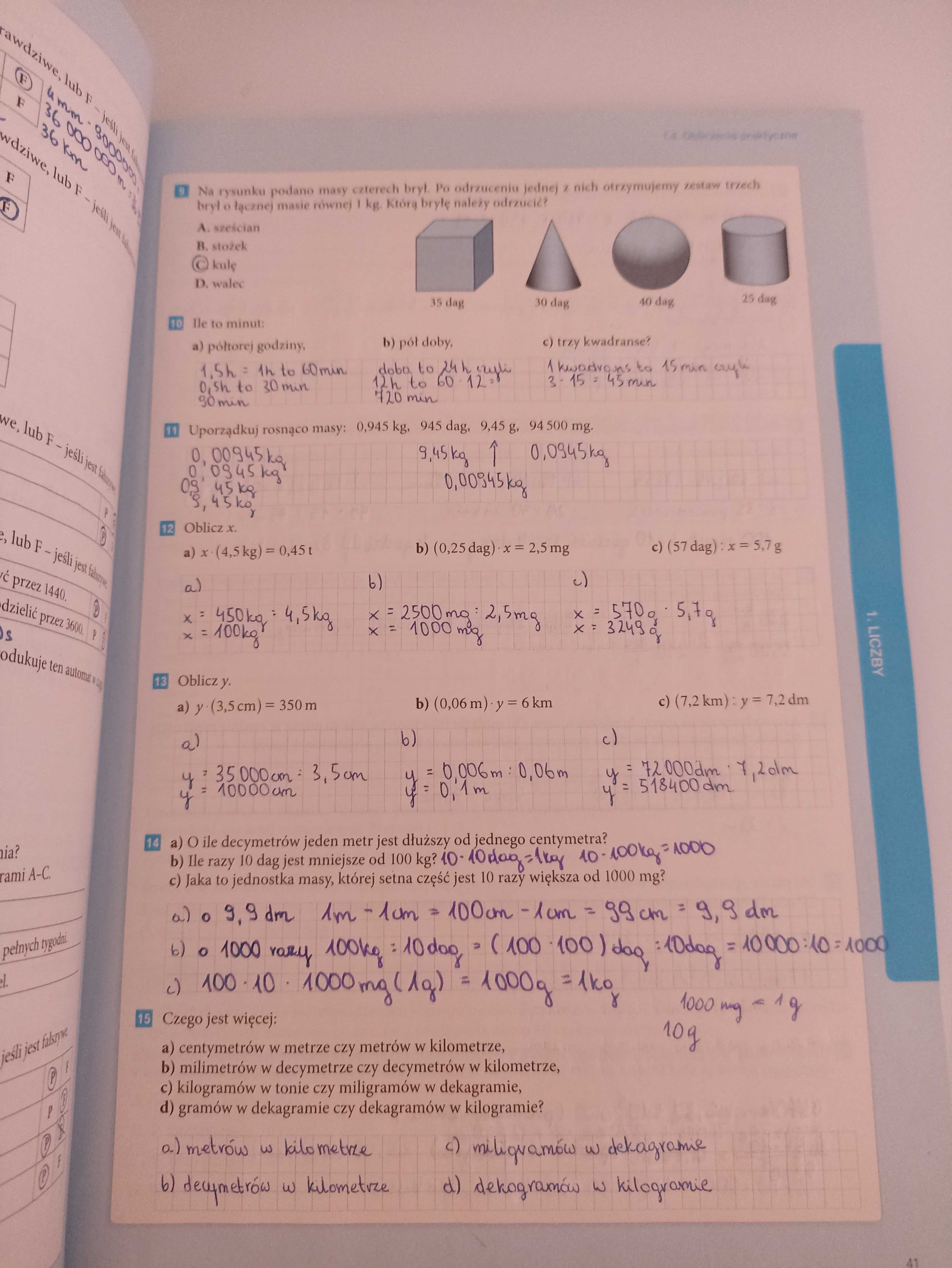 Teraz egzamin ósmoklasisty matematyka repetytorium