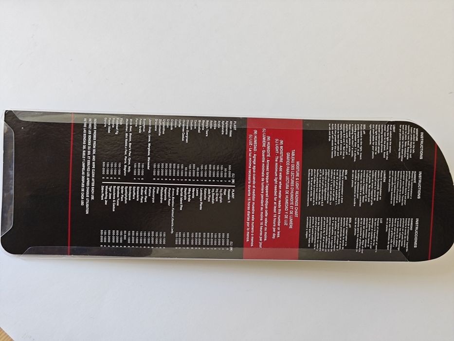 Medidor de humidade solo PH luminosidade para plantas