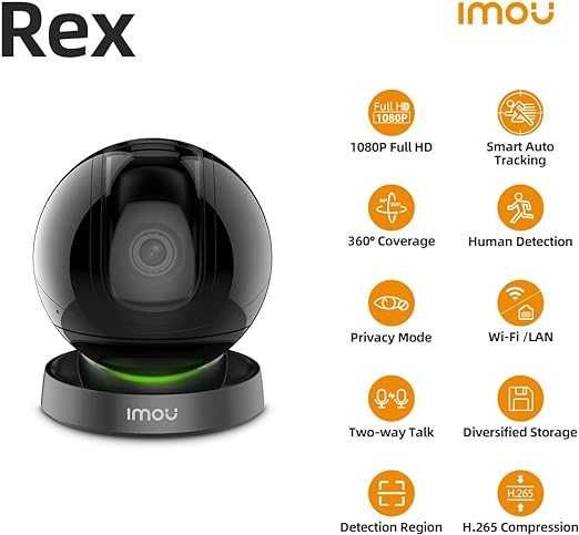 wi-fi внутрішня камера відеонагляду Imou Rex 2MP ipc-a26lp