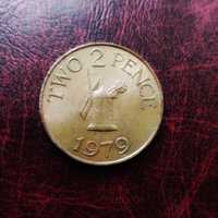 2 Pence z 1979 roku - Guernsey (Wielka Brytania)