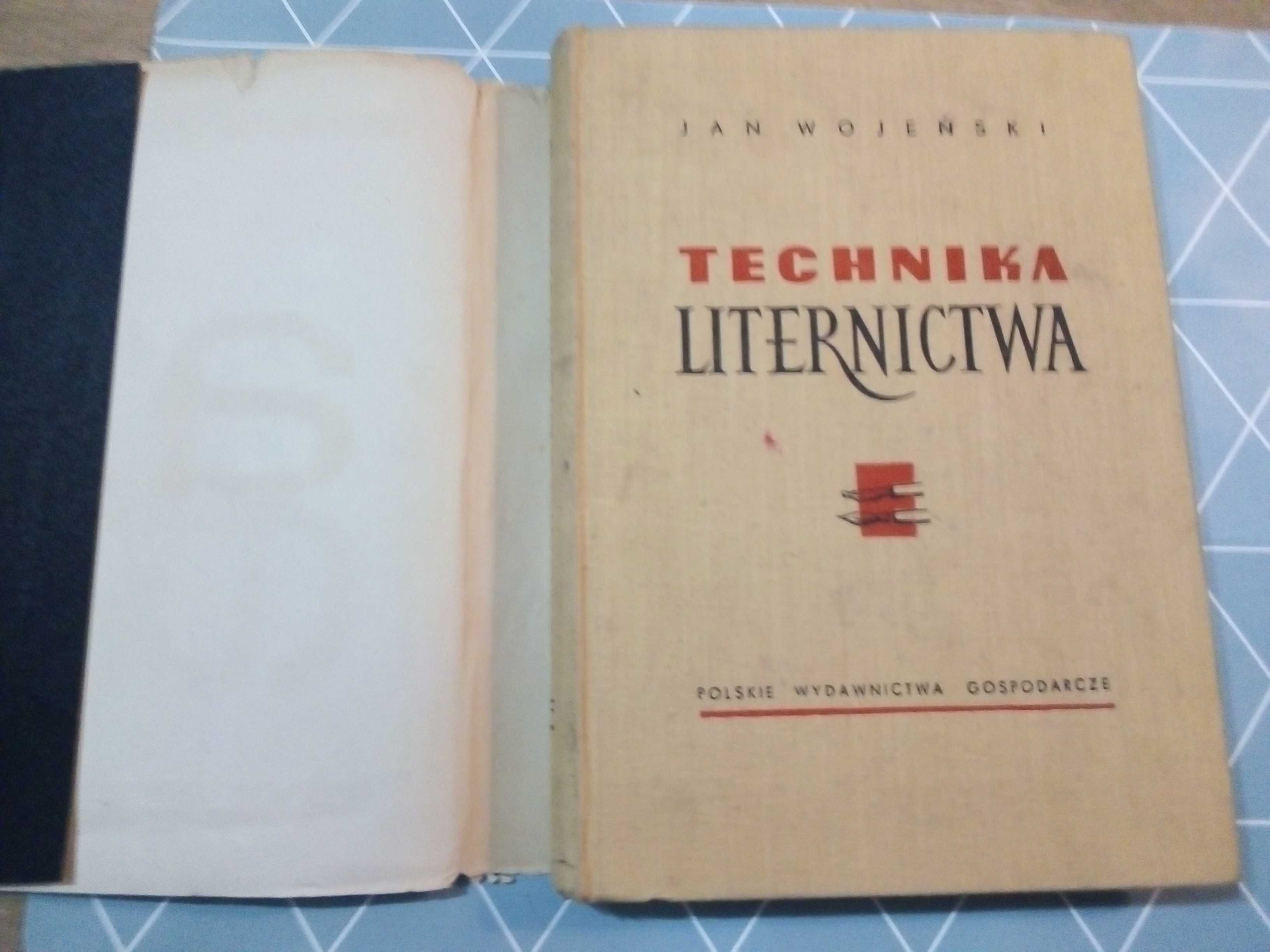 Jan Wojeński - Technika liternictwa - 1959r