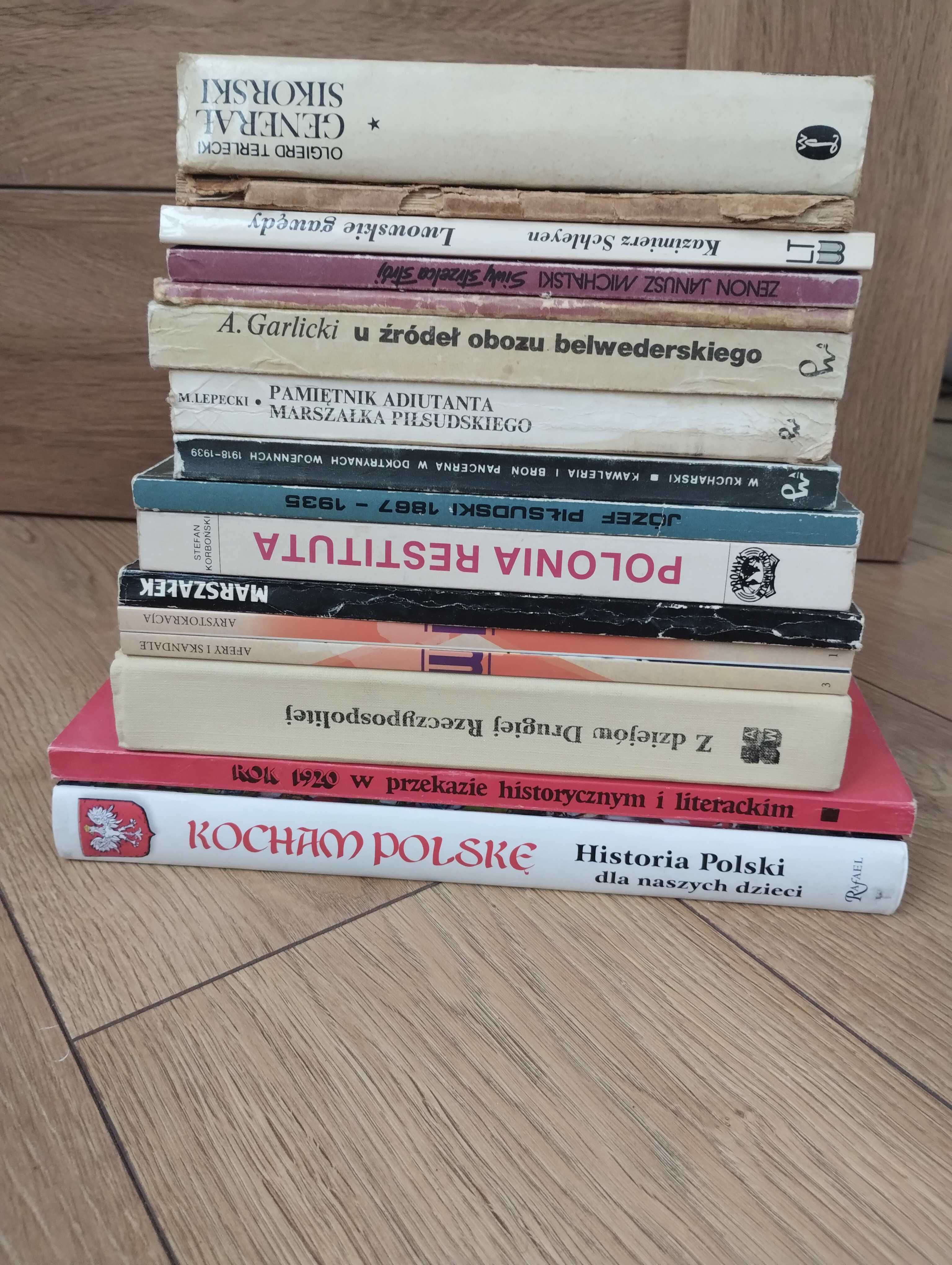 16x książki o Polsce II Rzeczypospolita Piłsudski Dwudziestolecie