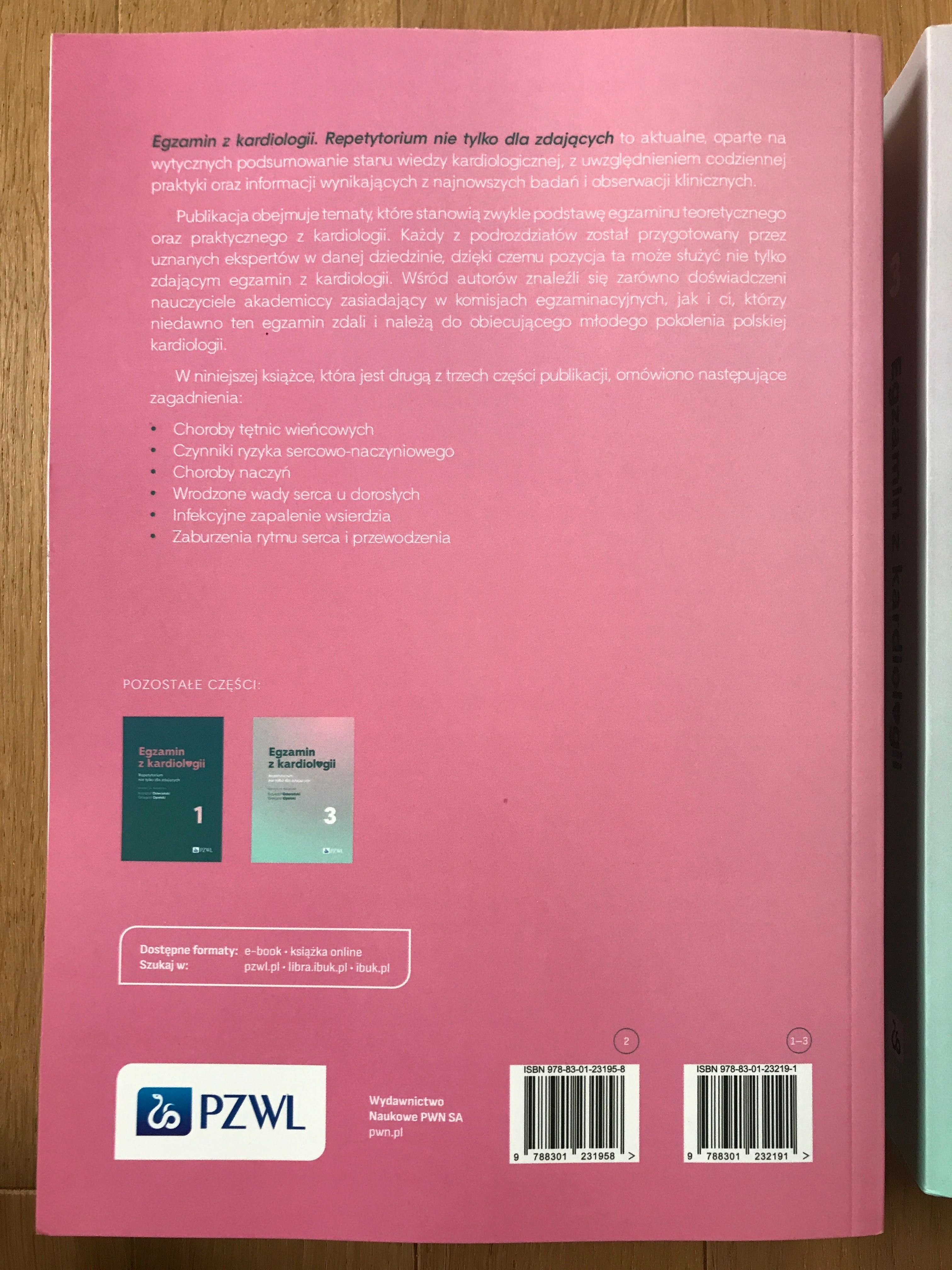 Egzamin z kardiologii. Repetytorium - Ozierański, Opolski TOM 2 i 3