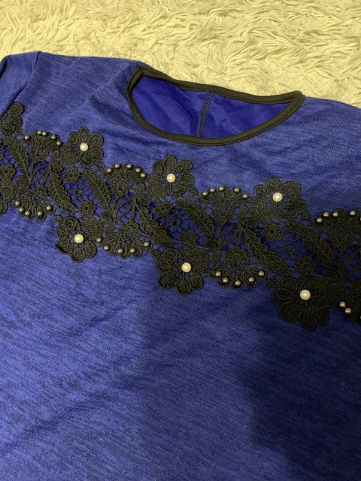 Нова жіноча кофта з мереживом